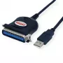 ROLINE 12.02.1092 Adapter kablowy IEEE 1284 USB-A Czarny (12.02.1092)
