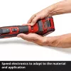 Narzędzie wielofunkcyjne EINHELL TP-MG 18 Li BL Solo — 18 V Li-Ion, szlifowanie, piłowanie, 1,08 kg, czarno-czerwone