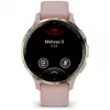 Garmin Venu 3S 3,05 cm (1,2) AMOLED 41 mm Cyfrowy 390 x 390 pikseli Ekran dotykowy Złoty, Różowy Wi-Fi GPS (satelitarny)