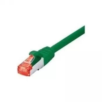 Tecline - Kabel krosowy - RJ-45 (M) do RJ-45 (M) - 1,5 m - SFTP, PiMF - CAT 6 - Bezhalogenowy, Snagless - Zielony (715015G)