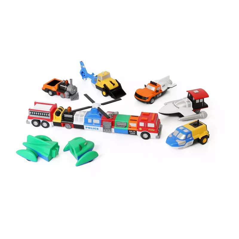 Zestaw pojazdów Popular Playthings Magnetic Mix or Match