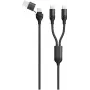 Kabel USB 2GO 797367 1,2 m USB A/USB C 2 x USB C Czarny