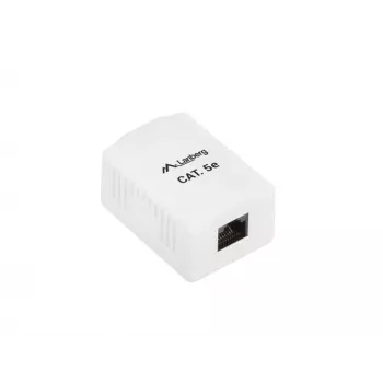 Puszka gniazda Lanberg OU5-0001-W RJ-45 biała