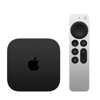 Apple TV 4K Czarny Srebrny 4K Ultra HD 64 GB Wi-Fi A15