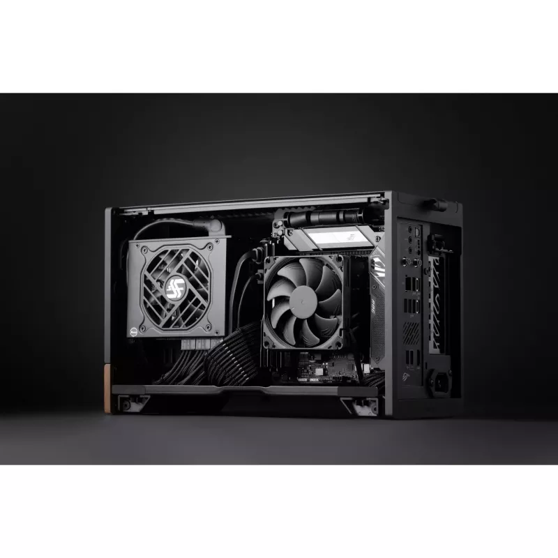 NOCTUA NH-L9x65 chromax.Czarny niskoprofilowy cooler CPU
