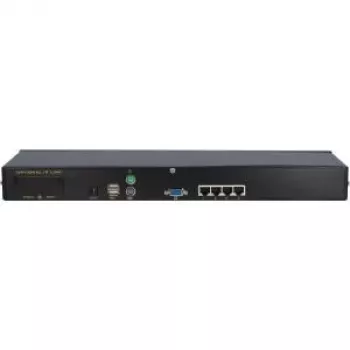 Inter-Tech Argus KVM KS-3104 - przełącznik KVM - 4 x port(y) KVM - 1 użytkownik lokalny - do montażu w szafie rack (88887163)