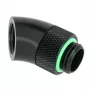 Obrotowy adapter Barrow 45° G1/4 AG na G1/4 IG, czarny (TWT45-B01 b)