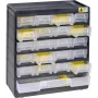 Pojemnik magazynowy allit VarioPlus Basic model 458090, 300×335×135 mm, czarny/żółty