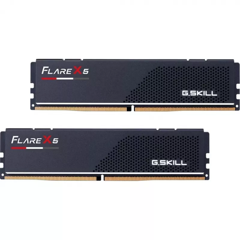 DIMM 32 GB DDR5-6400 (2x 16 GB) Dual-Kit, Arbeitsspeicher schwarz, F5-6400J3239G16GX2-FX5, Flare X5, AMD EXPO