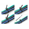 Opaska zaciskowa DeLOCK 200x4,8mm 50szt. Czarna