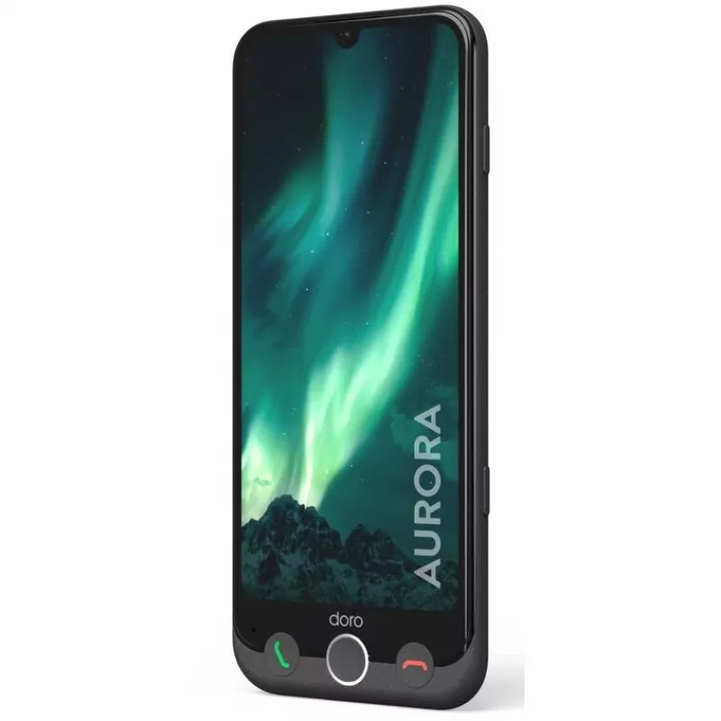 Smartfon Doro Aurora A30 6,1 cala 128GB Czarny