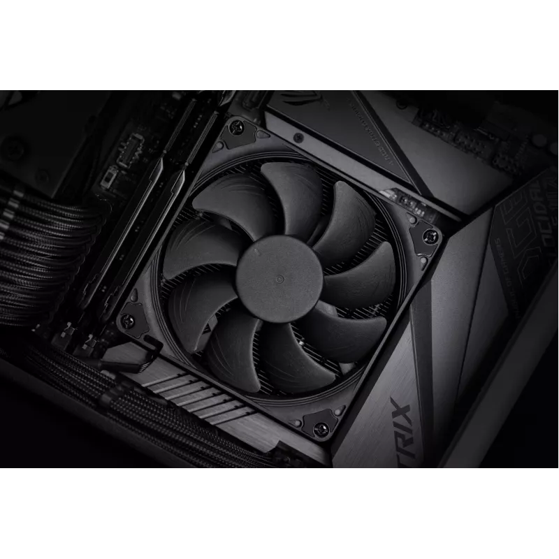 Chłodzenie CPU Noctua NH-L9i chromax.Czarny, niskoprofilowy wentylator 92 mm, obsługa LGA1151/LGA115x/AM4, wysokość 37 mm, radiator 95x95 mm