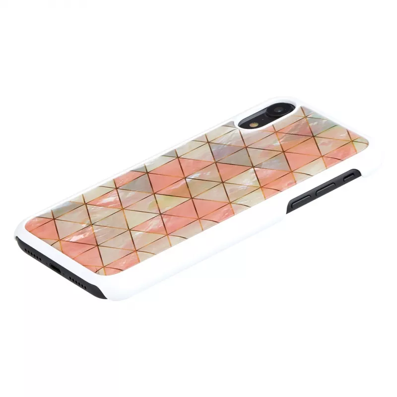Etui na smartfona iKins do iPhone XR — diamentowo białe etui ochronne