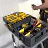 Pojemnik na drobne części Stanley Sortmaster Multilevel Organizer Czarny Przezroczysty 400x420x315 mm