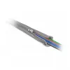 Oplot pleciony DeLOCK 20825 1 m x 30 mm szary
