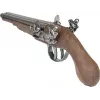 Metalowy pistolet piracki Pulio model 15541/0 o realistycznym wzornictwie