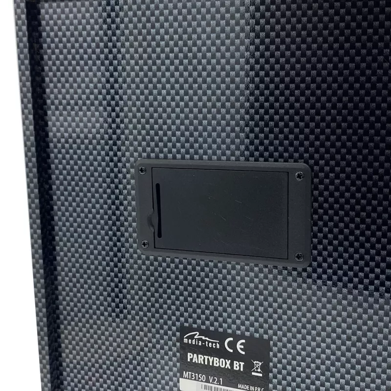 Głośnik stereo przenośny Media-Tech PARTYBOX BT MT3150 Czarny