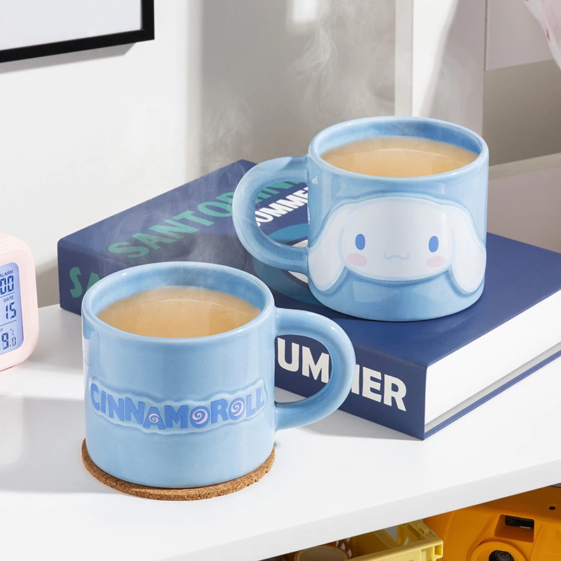 Kubek Paladone Paladone Cinnamoroll z wytłoczonym wzorem – ceramiczny kubek z postacią z wytłoczonym motywem Cinnamoroll