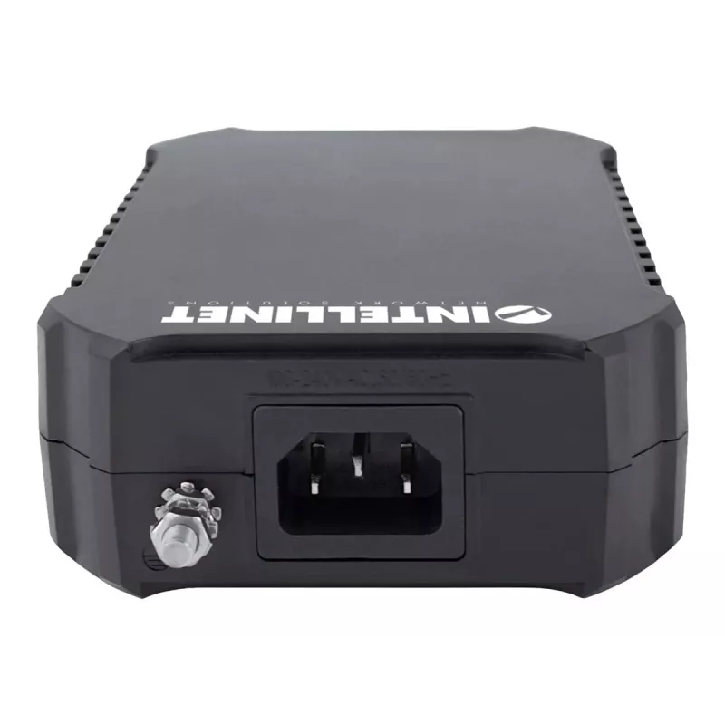 Intellinet Gigabit PoE++ Injector, jeden port 95 W, zgodny z IEEE 802.3bt (4PPoE), obudowa z tworzywa sztucznego, opcja montażu na ścianie