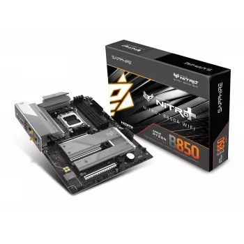 Płyta główna Sapphire NITRO+ B850A WIFI 7 AMD B850 Socket AM5 micro ATX, DDR5, 4 DIMM, 256GB, Wi‑Fi 7, 2.5GbE