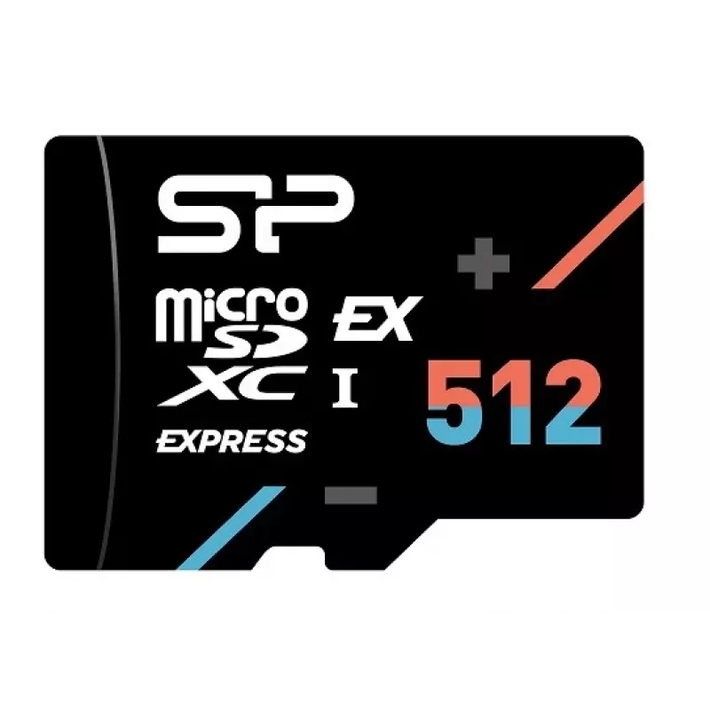 Karta pamięci microSDXC Silicon Power Hypera microSDXC Express 512 GB — UHS-I U3, V30, A1, Klasa 10