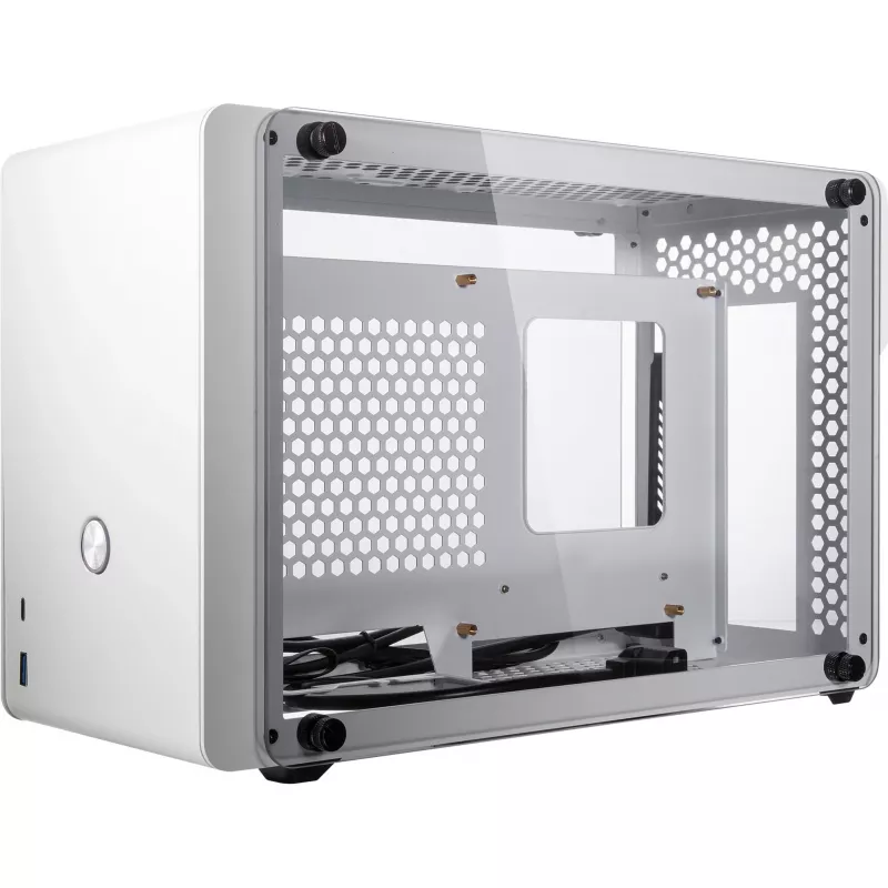 Obudowa RAIJINTEK Ophion Mini-ITX ze szkłem hartowanym - biała - obudowa - Mini-ITX