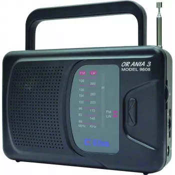Radio zasilane sieciowo i bateryjnie FM, LW Eltra Ania