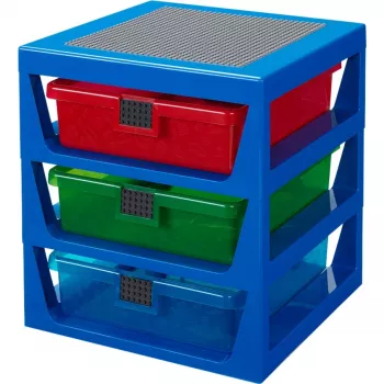 LEGO R.C. pudełko z szufladą niebieskie 40950002 (40950002)