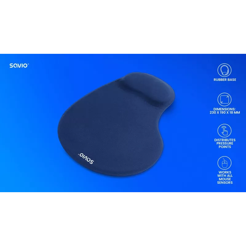 Podkładka pod mysz SAVIO MP-01NB granatowa