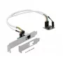 DeLOCK Mini PCIe I/O PCIe half size 1 x Gigabit LAN Low Profile - Karta sieciowa - PCIe Half Mini Card - Gigabit Ethernet x 1 (95265)