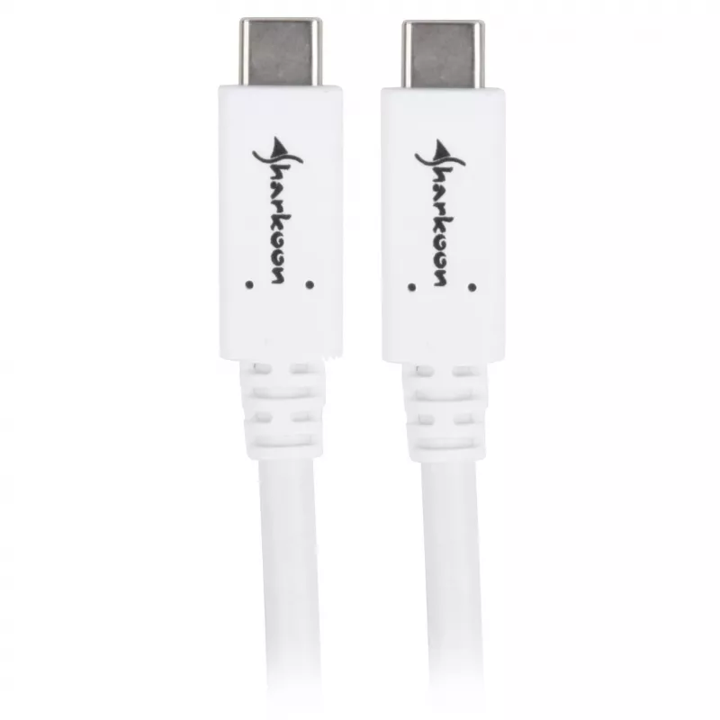 Kabel USB Sharkoon USB 3.2 Gen 1 0,5 m Biały