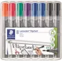 Marker do flipchartu Staedtler 356 WP8 X, kolory mieszane, końcówka 2,0 mm
