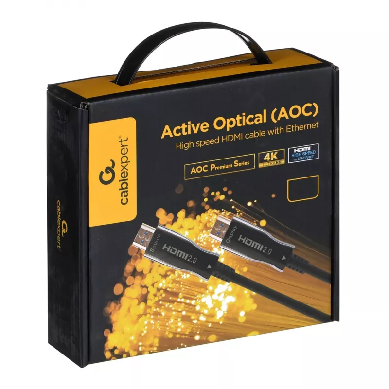 Kabel HDMI Gembird CCBP-HDMI-AOC-30M-02 30m HDMI Typ A Męski Czarny