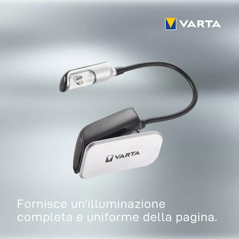 Varta 16618 - Latarka klipsowa - Czarny - Srebrny - Plastik - LED - 1 lampa - 9 lm