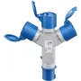 Adapter Y CEE Goobay, wtyczka CEE na 3 złącza CEE (76237)