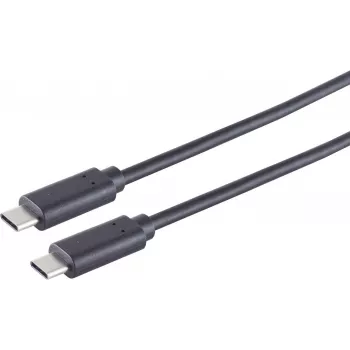 Kabel USB S/CONN 13-48155 USB 3.2 Gen 2x2 1,5 m USB-C czarny