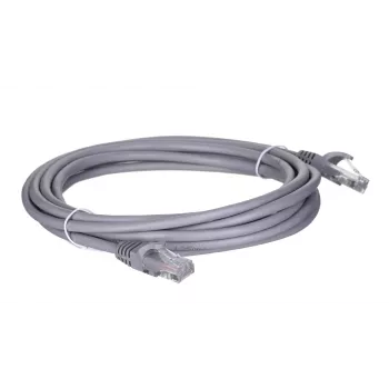 Alantec KKU5SZA3 kabel sieciowy Szary 3 m Cat5e U/UTP (UTP)