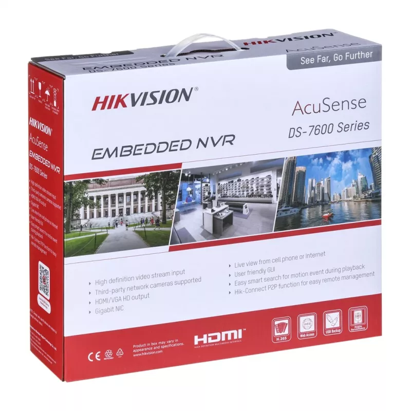 Sieciowy rejestrator wideo Hikvision DS-7616NXI-K1(D) 16-kanałowy z obsługą 4K