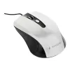 Przewodowa symetryczna mysz optyczna GEMBIRD MUS-4B-01-BS, USB typu A, 1200 DPI, 4 przyciski, czarno-srebrna