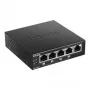Przełącznik sieciowy D-Link DGS-1005P/E Niezarządzalny Gigabit Ethernet (10/100/1000) Power over Ethernet (PoE) Czarny
