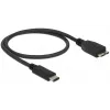 Kabel USB DeLOCK 0.5m USB3.1 C - MicroUSB3.1 B