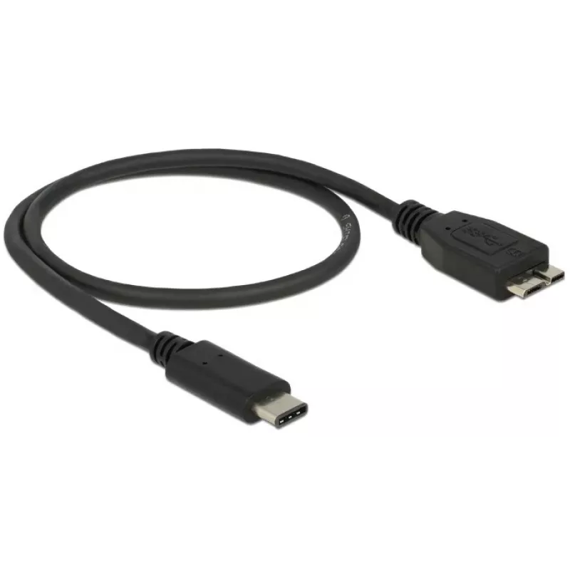 Kabel USB DeLOCK 0.5m USB3.1 C - MicroUSB3.1 B