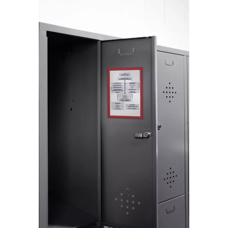 Magnetyczna ramka Durable DURAFRAME A4 czerwona