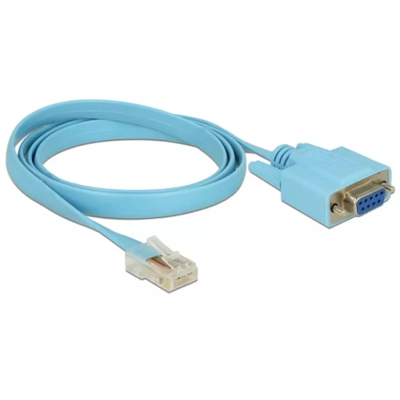 Kabel szeregowy DeLOCK 63341 niebieski 1 m DB-9