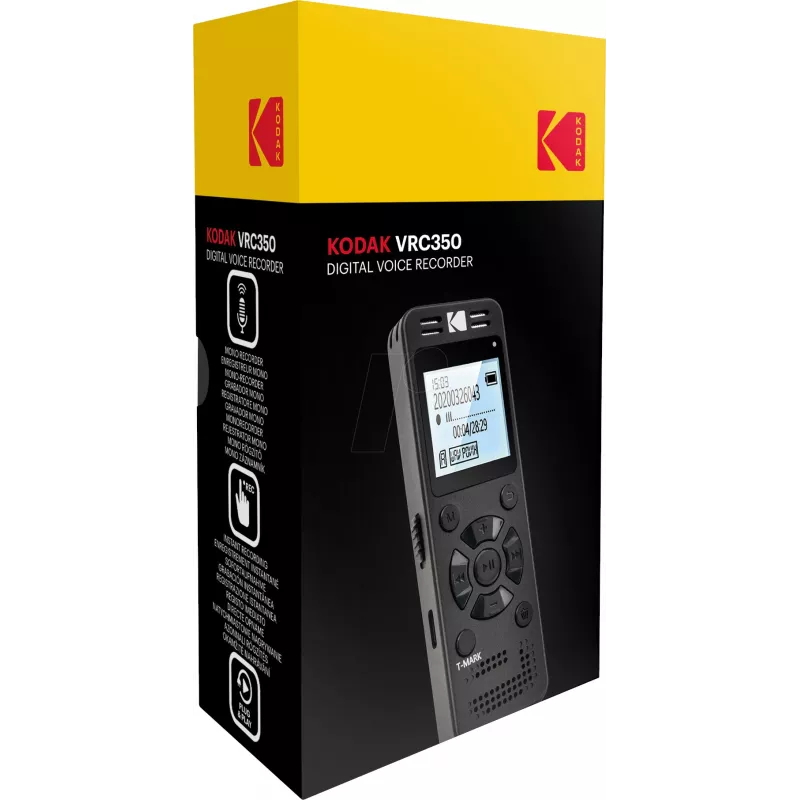 Kodak VRC 350 - 581 h - Długie odtwarzanie (LP) - Standardowe odtwarzanie (SP) - 96 h - 581 h - 60 h - 3,56 cm (1.4 cala)