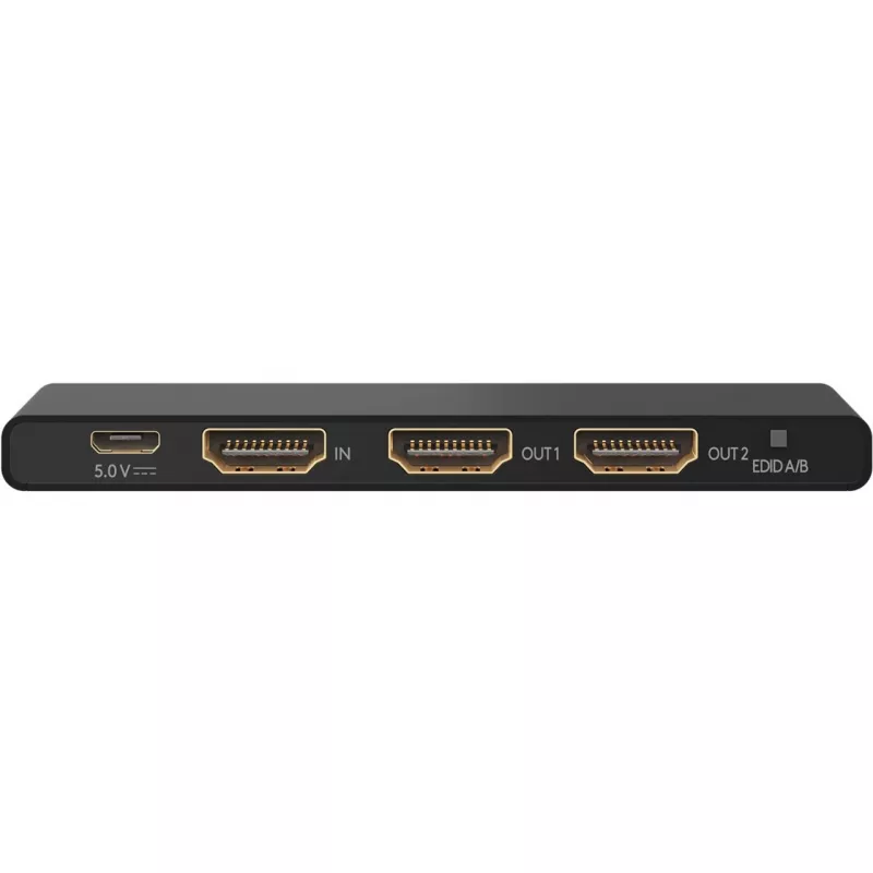 Rozdzielacz HDMI 1 na 2 (4K @ 60 Hz) - rozdziela 1 sygnał wejściowy HDMI na 2 wyjścia HDMI