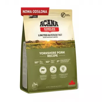 ACANA Singles Yorkshire Pork - sucha karma dla psa - 11,4kg