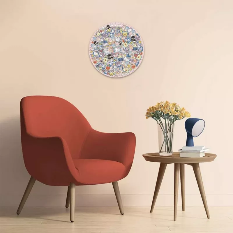 Puzzle Ravensburger Hello Kitty i Przyjaciele — 500 elementów, okrągłe
