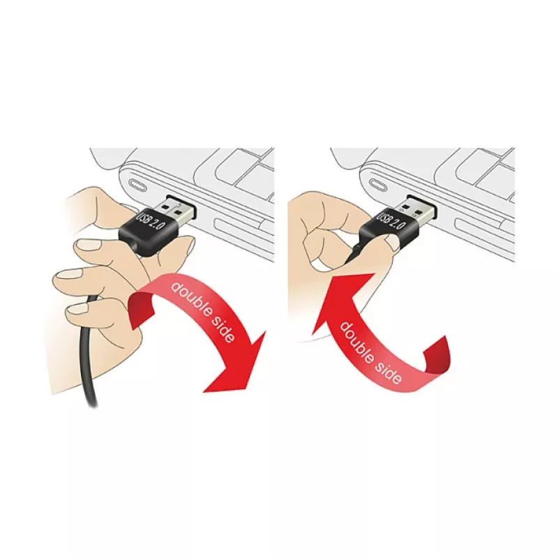 Kabel USB DeLOCK 3 m USB 2.0 A - B męski/męski czarny