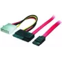 shiverpeaks 0.5m SATA 0.5m SATA 22-pin SATA 7-pin + 4-pin Molex Czarny - Czerwony - Biały - Żółty Kabel SATA (BS-78237)